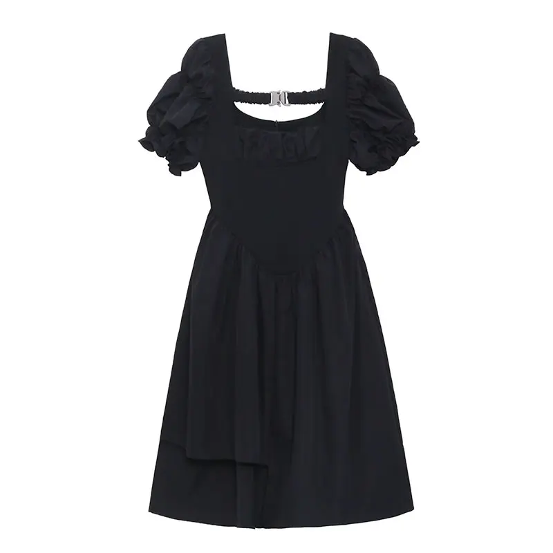 XITAO Black Trendy Dress Asymmetrical Hem Fashion Snap Splicing Square Collar Fold Puff Sleeve 2021 Summer Street New WMD1937
XITAO Black Trendy Dress Asymmetrical Hem Fashion Snap Splicing Square Collar Fold Puff Sleeve 2021 Summer Street New WMD1937