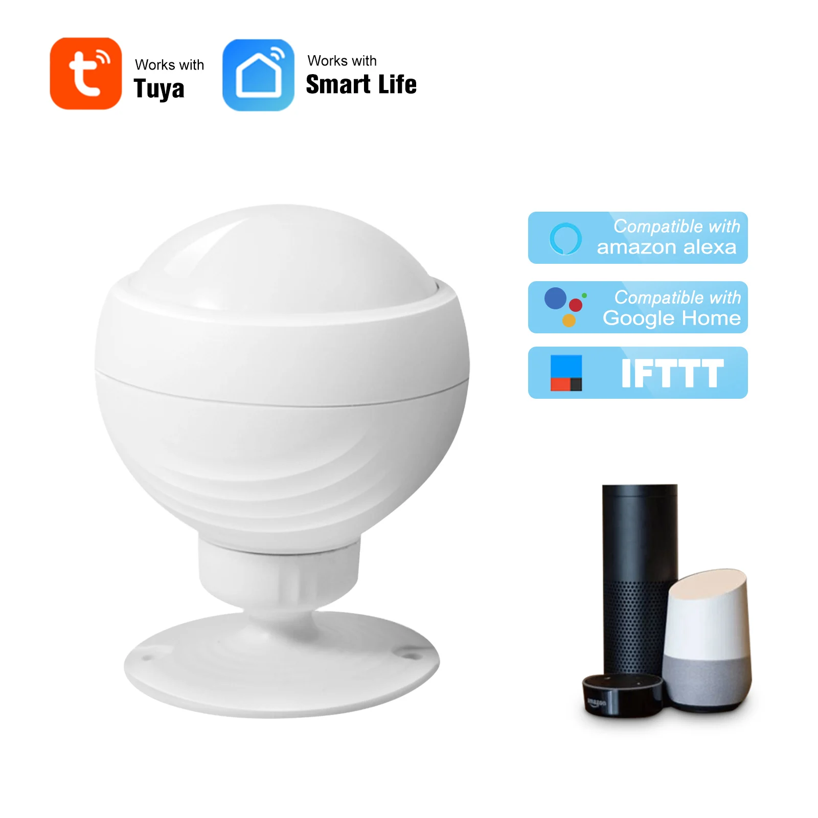 WIFI PIR Motion Sensor Wireless Passive Infrared Detector Security Burglar Alarm Sensor Tuya APP Control Smart Home
WIFI PIR Motion Sensor Wireless Passive Infrared Detector Security Burglar Alarm Sensor Tuya APP Control Smart Home