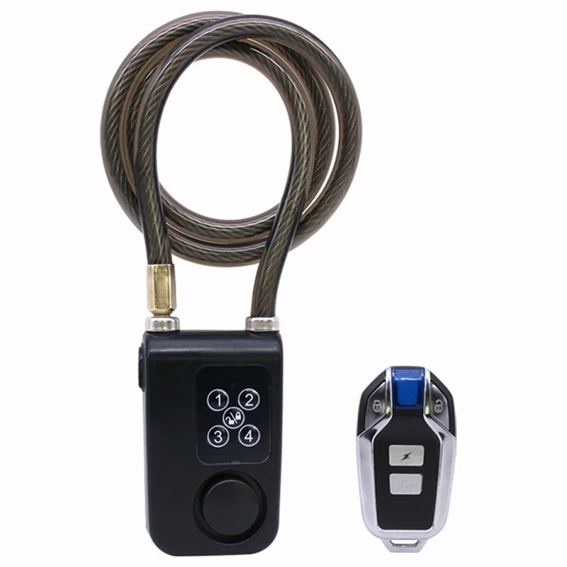 Bicycle lock Bicycle smart lock Alarm 110db electric scooter keyless anti-theft cable lock bicycle accessories Alarm bicycle
Bicycle lock Bicycle smart lock Alarm 110db electric scooter keyless anti-theft cable lock bicycle accessories Alarm bicycle