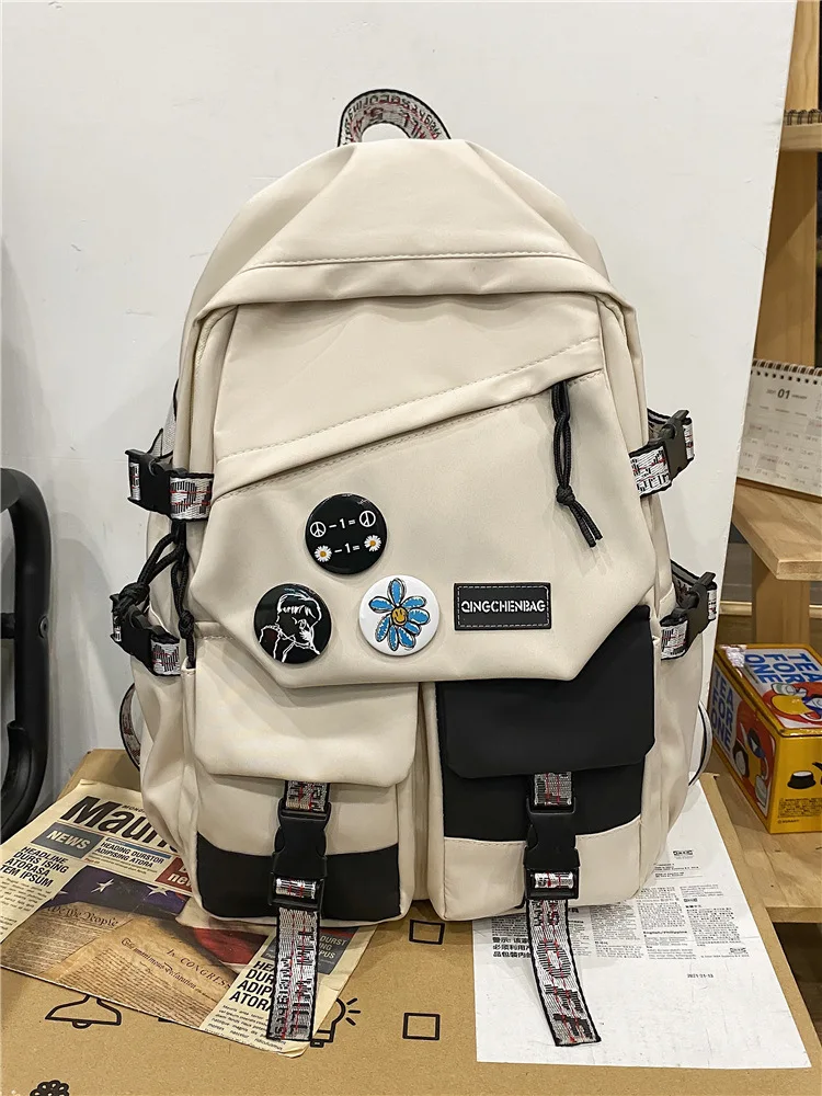 Schoolbag Female College Student Large Capacity High School Junior High School Student 2021 New Street Fashion Backpack Male
Schoolbag Female College Student Large Capacity High School Junior High School Student 2021 New Street Fashion Backpack Male