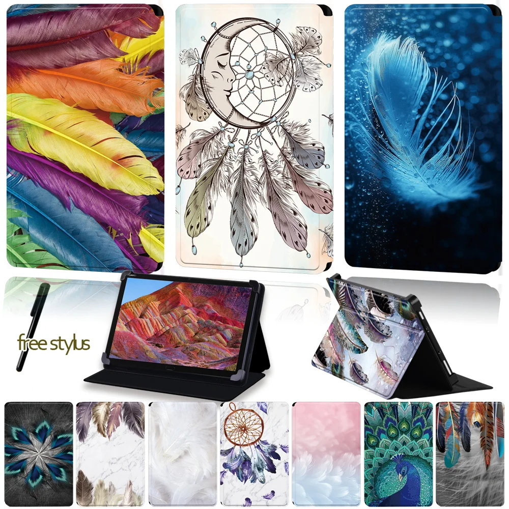 Universal PU Leather Tablet Stand Cove Case for Huawei MediaPad M1/M2//M3/M5/M6/8.0"/8.4"/10"/10.8" Feather Pattern Series
Universal PU Leather Tablet Stand Cove Case for Huawei MediaPad M1/M2//M3/M5/M6/8.0"/8.4"/10"/10.8" Feather Pattern Series