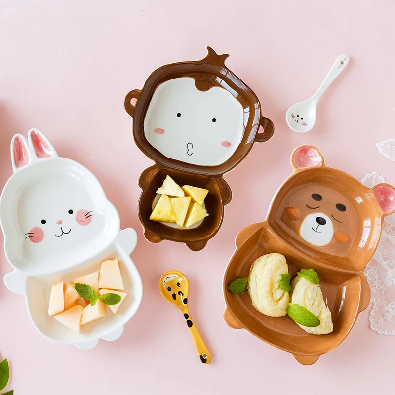 Ceramic Cartoon Children'S Dinner Plate Animal Shape Dishes Snack Dessert Plate Milk Mug Kitchen Tableware
Ceramic Cartoon Children'S Dinner Plate Animal Shape Dishes Snack Dessert Plate Milk Mug Kitchen Tableware