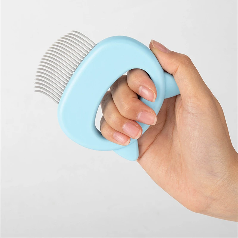 Pet Cat Grooming Massage Brush with Shell Shaped Handle Hair Remover Pet Grooming Massage Tool
Pet Cat Grooming Massage Brush with Shell Shaped Handle Hair Remover Pet Grooming Massage Tool