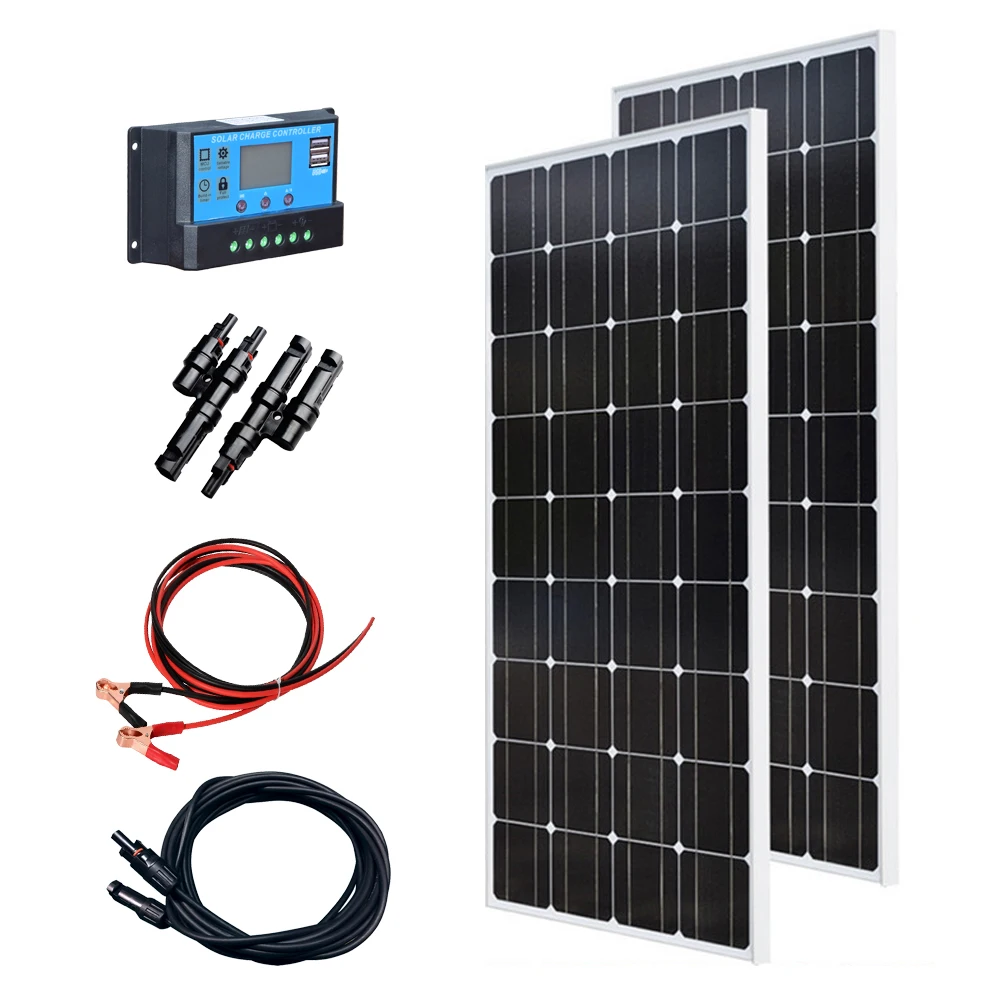 XINPUGUANG 200w solar panel kit system 2 pcs 100 watt 18v Glass solar plate modul mit pv stecker für dach auto caravan home
XINPUGUANG 200w solar panel kit system 2 pcs 100 watt 18v Glass solar plate modul mit pv stecker für dach auto caravan home