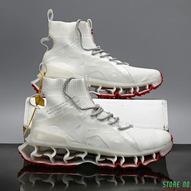 High Top Breathable Casual Shoes For Men Blade Sneakers Good Quality Non-slip Sport Shoes Man Training Jogging Shoes Zapatillas
High Top Breathable Casual Shoes For Men Blade Sneakers Good Quality Non-slip Sport Shoes Man Training Jogging Shoes Zapatillas