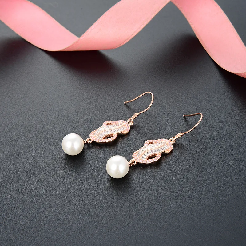s925 sterling silver fresh style trend pearl earrings creative personality zircon earrings fashion jewelry
s925 sterling silver fresh style trend pearl earrings creative personality zircon earrings fashion jewelry