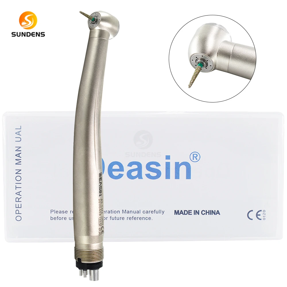 Dental De Max plus type big Head Push Button Air Turbine Handpiece triple water spray
Dental De Max plus type big Head Push Button Air Turbine Handpiece triple water spray
