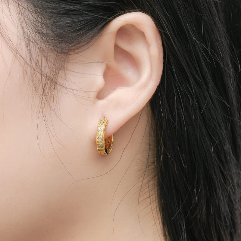 2PCS Hip-hop Earrings Hoop Earrings Micro-studded With Zircon For Men Fashion Jewelry Earrings For Women
2PCS Hip-hop Earrings Hoop Earrings Micro-studded With Zircon For Men Fashion Jewelry Earrings For Women