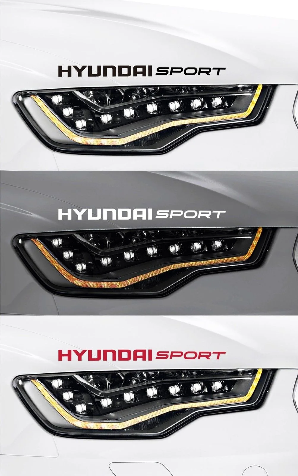 Для 2X For 'HYUNDAI SPORT' передняя фара автомобиля Наклейка на клейкой основе I30 длина 300 мм
Для 2X For 'HYUNDAI SPORT' передняя фара автомобиля Наклейка на клейкой основе I30 длина 300 мм