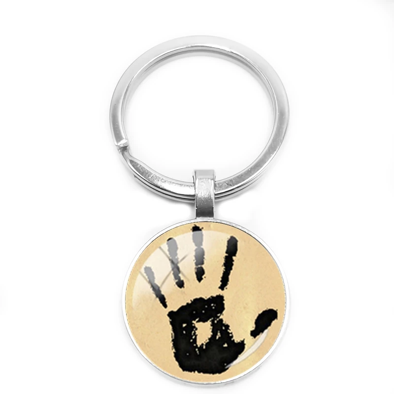 Hot! Handmade Fashion Brotherhood Puzzle Notes Keychain Divine Geometry Pendant Keyring Glass Convex Child Art Pendant Jewelry
Hot! Handmade Fashion Brotherhood Puzzle Notes Keychain Divine Geometry Pendant Keyring Glass Convex Child Art Pendant Jewelry