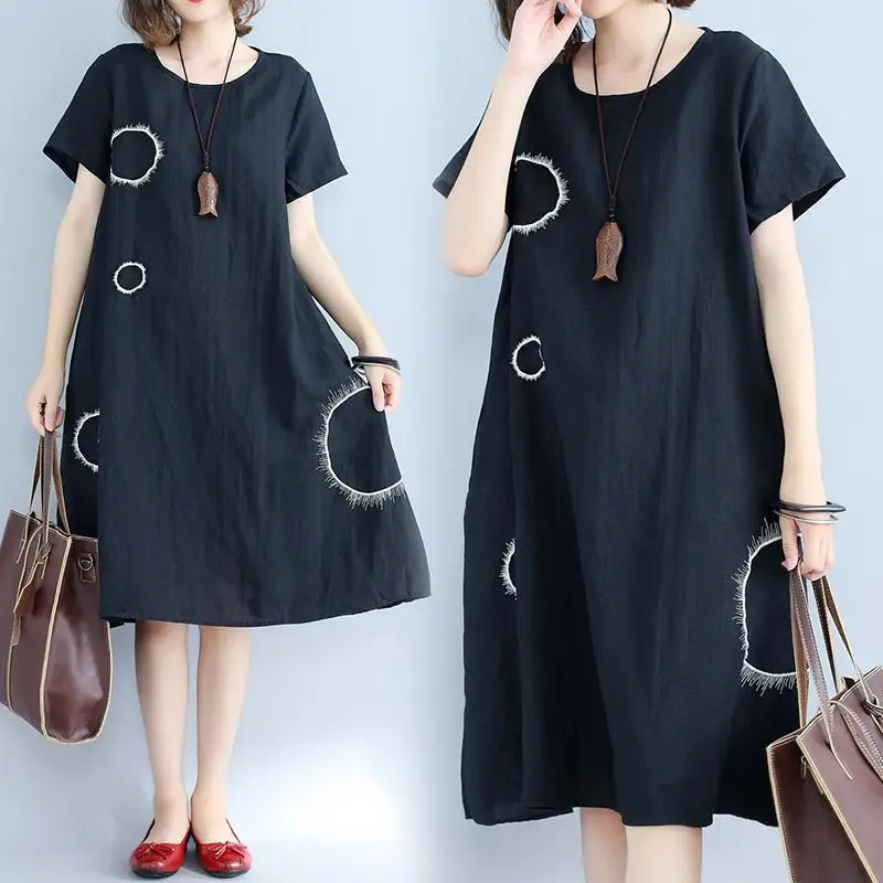 Women Casual Cotton Linen Dress New 2021 Summer Vintage Print O-neck Ladies Elegant Midi Dresses Bodycon Party Vestidos Y291
Women Casual Cotton Linen Dress New 2021 Summer Vintage Print O-neck Ladies Elegant Midi Dresses Bodycon Party Vestidos Y291