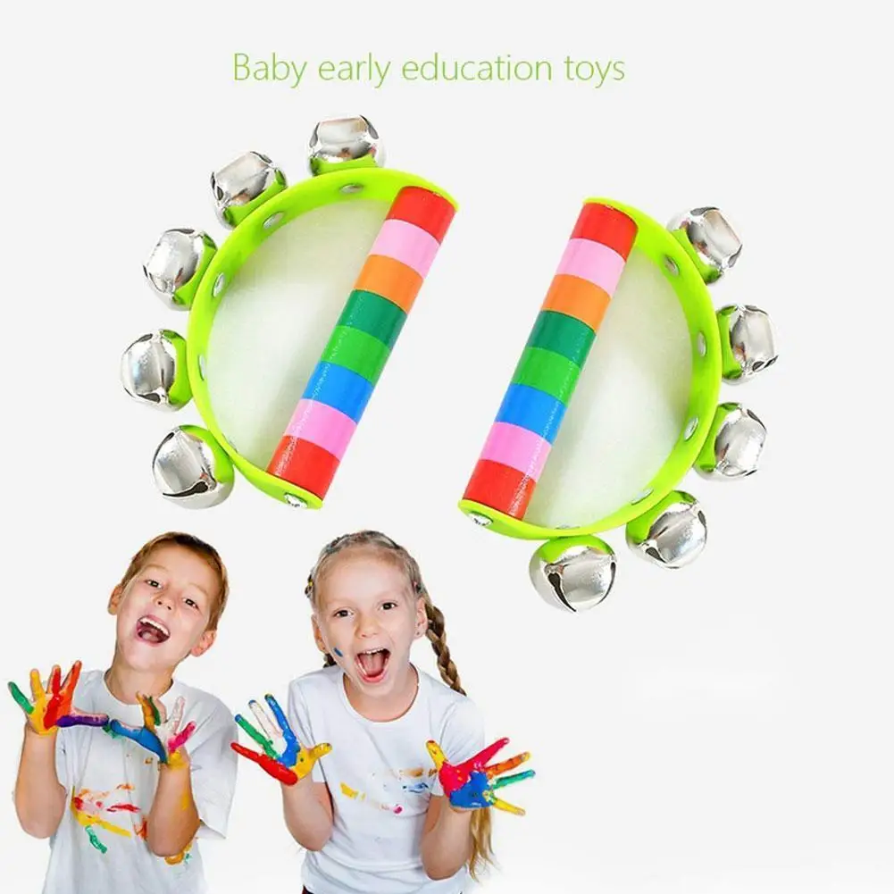 Baby Toys Jingle Shaking Bell Musical Instrument Hand Toys Educational Instrument baby Held Toddler For 12 Months Rhythm Te O3V8
Baby Toys Jingle Shaking Bell Musical Instrument Hand Toys Educational Instrument baby Held Toddler For 12 Months Rhythm Te O3V8