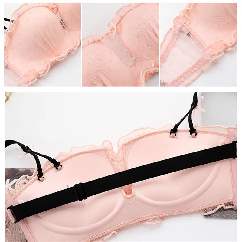 Lace Mesh Wireless Bras Sexy Lingerie A B Cup Push Up Bras for Women Seamless Girls Underwear Bralette Backless Plunge Intimates
Lace Mesh Wireless Bras Sexy Lingerie A B Cup Push Up Bras for Women Seamless Girls Underwear Bralette Backless Plunge Intimates