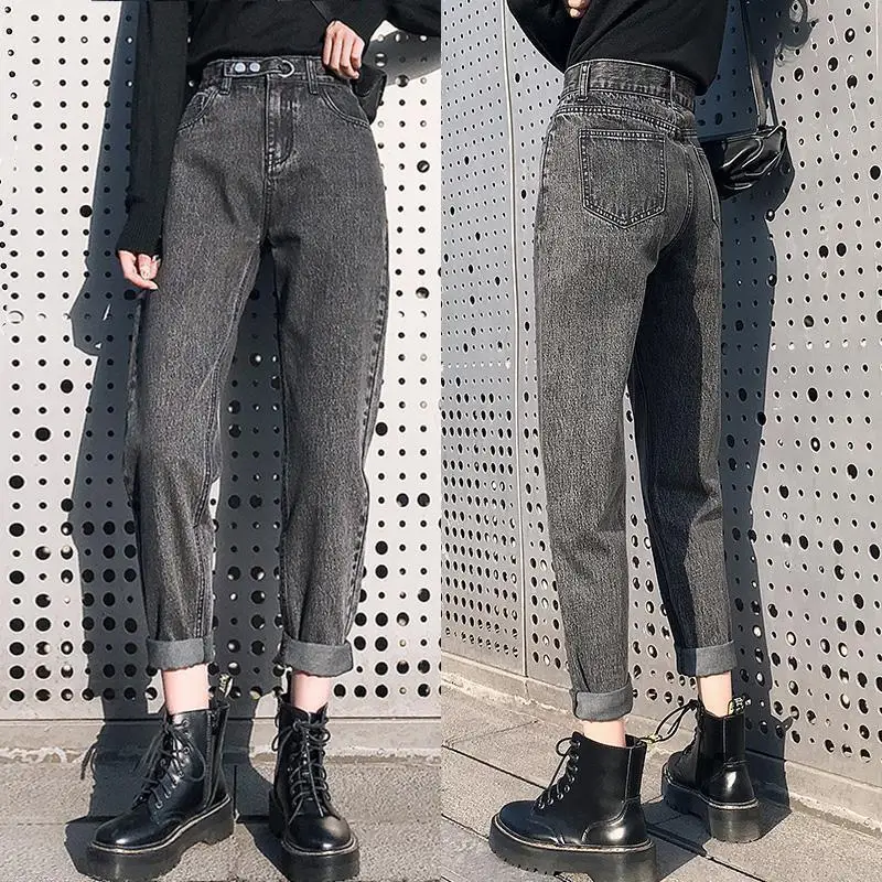 2020 New Autumn Women High Waist Wide Leg Jeans Pants Female Slim Straight Fashion Chic Denim Trousers Feminino E315
2020 New Autumn Women High Waist Wide Leg Jeans Pants Female Slim Straight Fashion Chic Denim Trousers Feminino E315