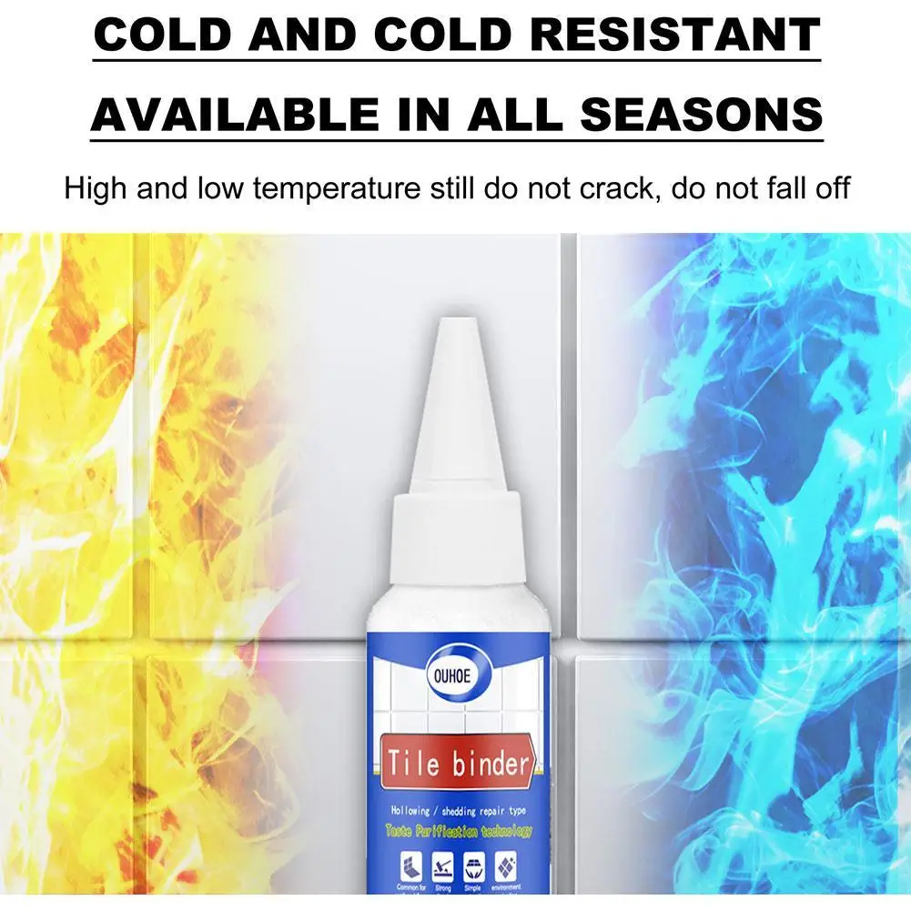 Tile Binder Grout Easily Bonded Heavy Duty Tile Adhesive Tile Loose Repair Glue Adhesive White Tile Refill Grout Gap Repair Bath
Tile Binder Grout Easily Bonded Heavy Duty Tile Adhesive Tile Loose Repair Glue Adhesive White Tile Refill Grout Gap Repair Bath