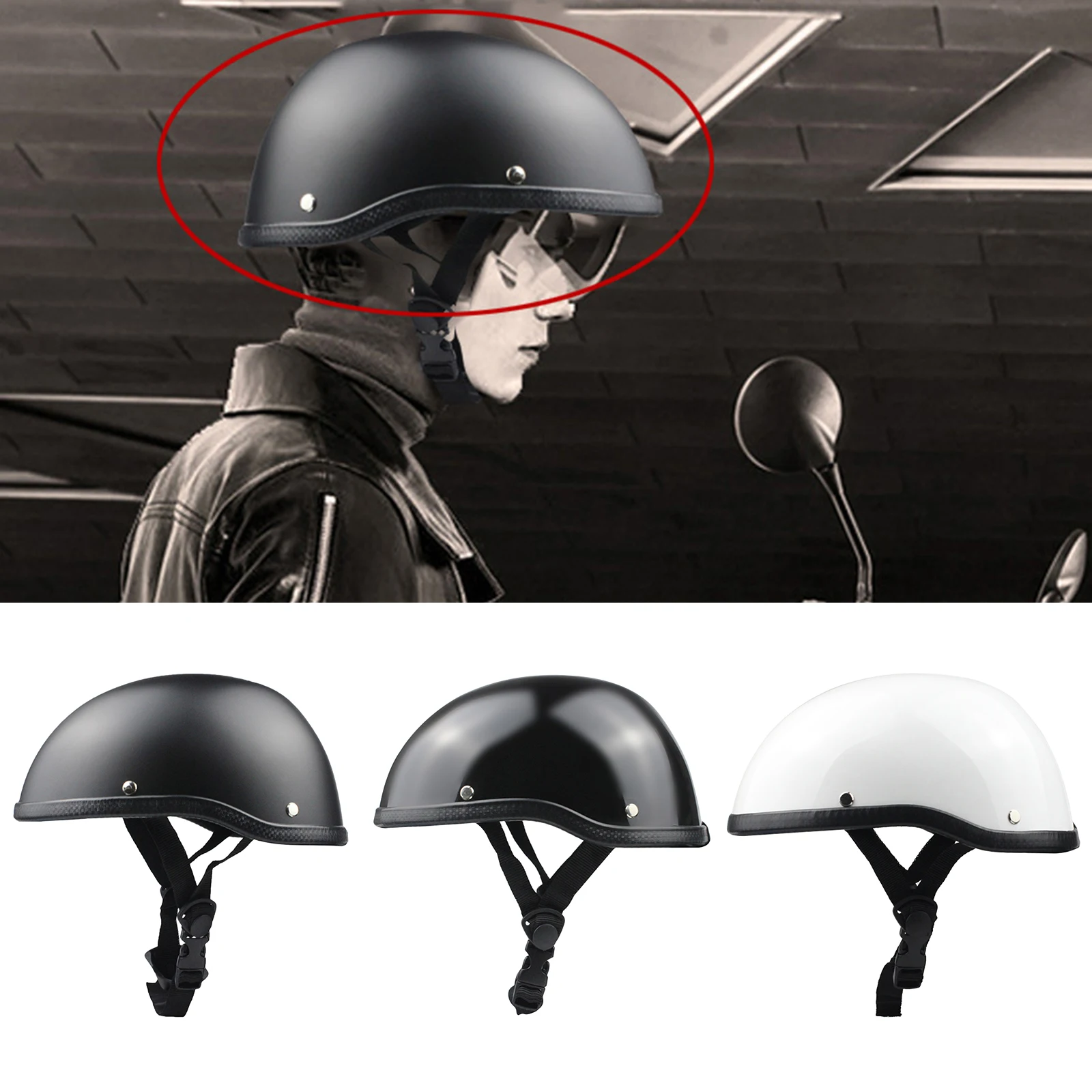 Retro Motorcycle Helmet Moto Helmet ATV Vintage Half Face Moto Crash Motorbike Head Protector Racing Helmet
Retro Motorcycle Helmet Moto Helmet ATV Vintage Half Face Moto Crash Motorbike Head Protector Racing Helmet