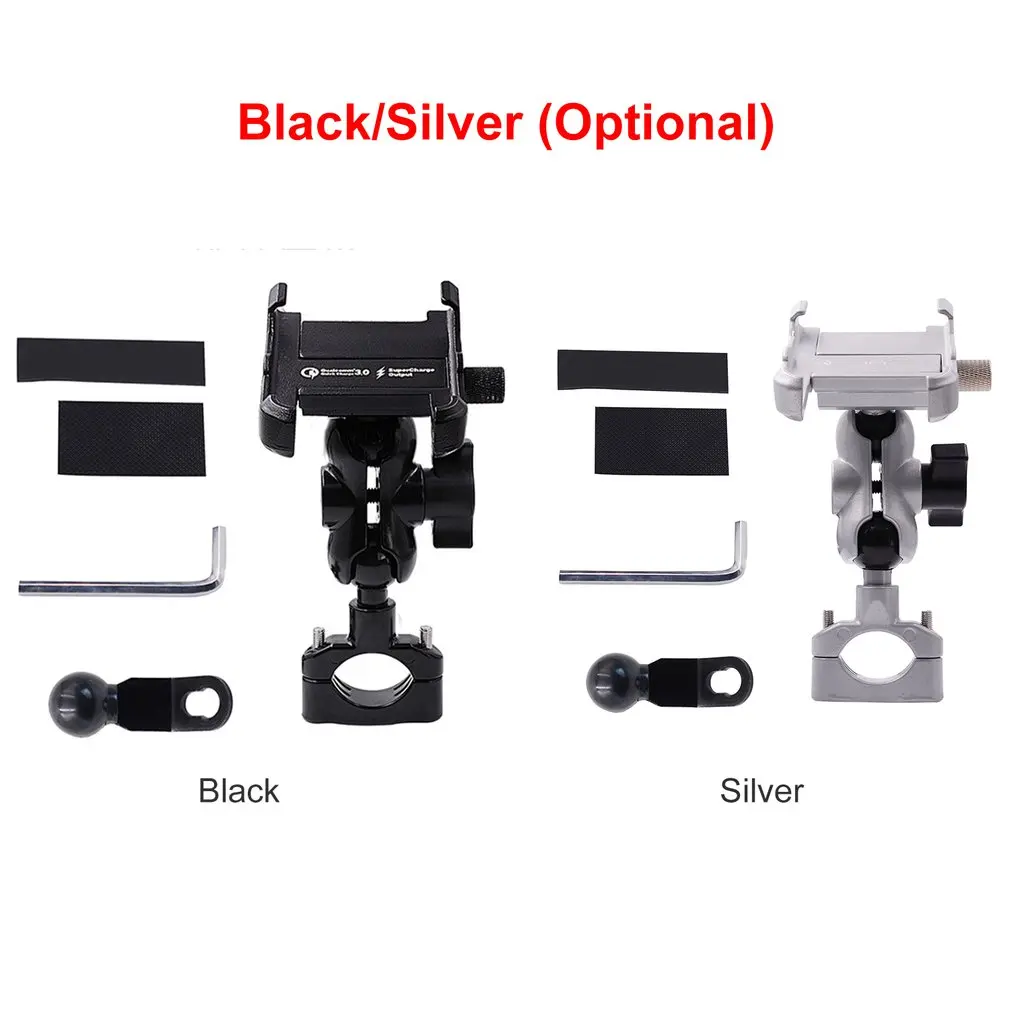 Waterproof Metal Motorcycle Smart Phone Mount with QC 3.0 USB Quick Charger Motorbike Mirror Handlebar Stand Holder
Waterproof Metal Motorcycle Smart Phone Mount with QC 3.0 USB Quick Charger Motorbike Mirror Handlebar Stand Holder