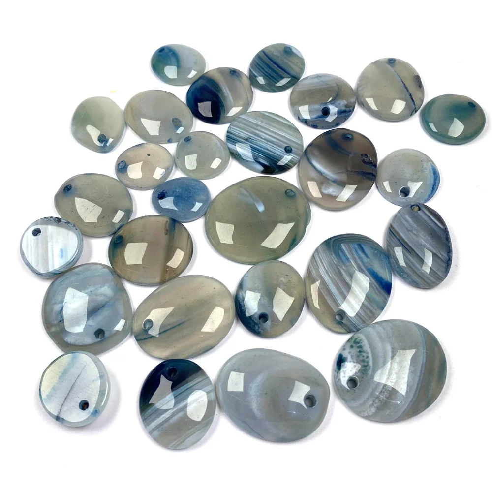 5PCS Natural Stone Irregular Blue Agates Pendant Necklace Charms Pendant for Jewelry Making DIY Necklace Size 20-30mm
5PCS Natural Stone Irregular Blue Agates Pendant Necklace Charms Pendant for Jewelry Making DIY Necklace Size 20-30mm