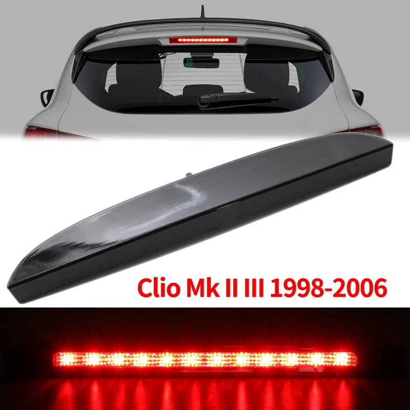 Smoke Tail Light High Mount 12 LED 3Rd Rear Third Brake Light Stop Lamp for Renault Clio Mk II III 1998-2006 7700410753
Smoke Tail Light High Mount 12 LED 3Rd Rear Third Brake Light Stop Lamp for Renault Clio Mk II III 1998-2006 7700410753