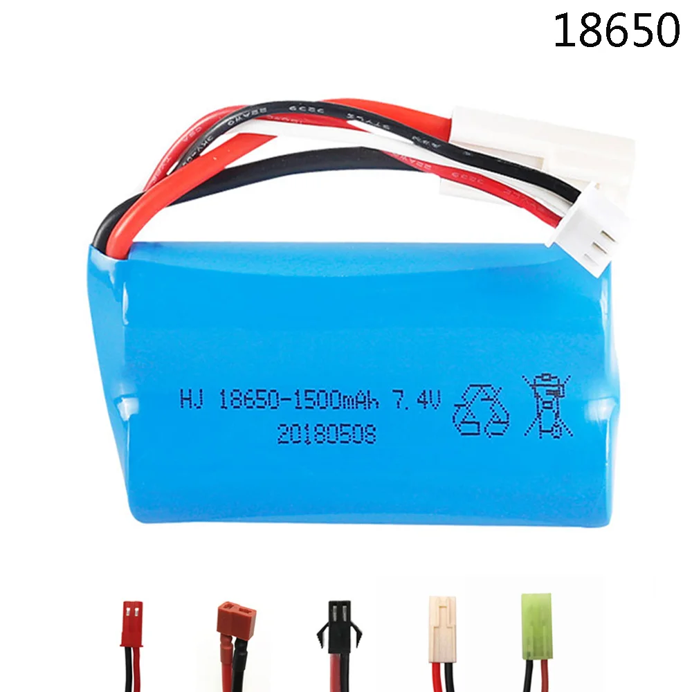 7 4 В 1500 мАч 18650 Липо Аккумулятор для Udi U12A Syma S033g Q1 H100 H101 H102 H103 FT009 rc модель лодки