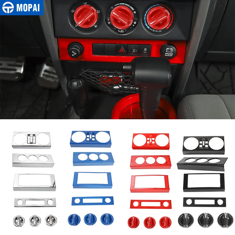 MOPAI Car Central Navigation Air Condition Decoration Kit Cover Stickers Accessories for Jeep Wrangler JK 2007 2008 2009 2010
MOPAI Car Central Navigation Air Condition Decoration Kit Cover Stickers Accessories for Jeep Wrangler JK 2007 2008 2009 2010