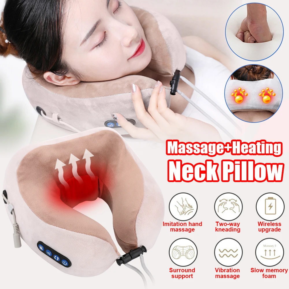 Electric Neck Massager U shaped Pillow Multifunctional Portable Shoulder Cervical Massager Outdoor Home Car Relaxing Massage
Electric Neck Massager U shaped Pillow Multifunctional Portable Shoulder Cervical Massager Outdoor Home Car Relaxing Massage