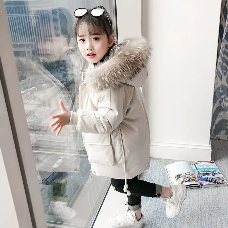 2021 Winter Warm Coats Clothes Long Down Cotton Jacket Kids Thick Hooded Jacket Baby Girls Snowsuit Jacket Children Parka W165
2021 Winter Warm Coats Clothes Long Down Cotton Jacket Kids Thick Hooded Jacket Baby Girls Snowsuit Jacket Children Parka W165