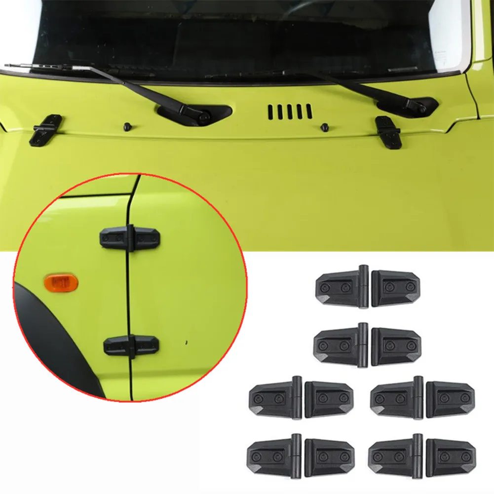 12PCS Black ABS Engine And Side Door Hinge Cover Trim Decorative Trim Frame For Suzuki Jimny 2019-2021 Exterior Accessories
12PCS Black ABS Engine And Side Door Hinge Cover Trim Decorative Trim Frame For Suzuki Jimny 2019-2021 Exterior Accessories