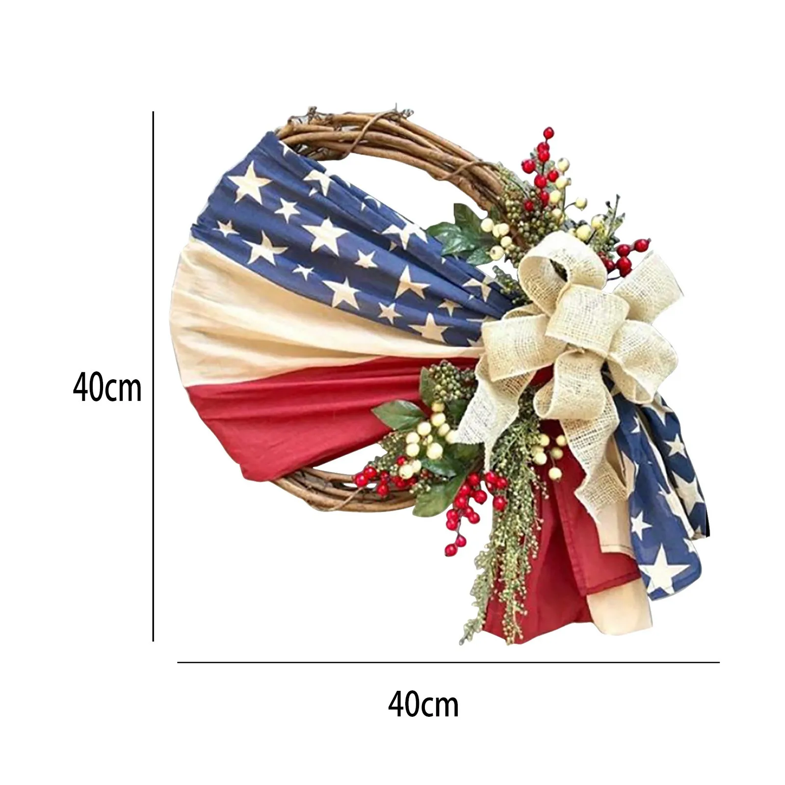 Independence Day Patriotic Wreath Door Decoration Simulation Leaf Bee Sunflower Wreath Artificial Wreath Wedding Door Ornaments
Independence Day Patriotic Wreath Door Decoration Simulation Leaf Bee Sunflower Wreath Artificial Wreath Wedding Door Ornaments