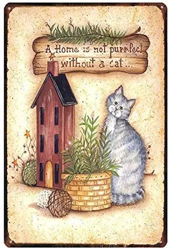 Cinema Corridor Decoration Indoor and Outdoor Domestic Cats and Retro Style Coffee Kitchen Wall Decoration 8 X 12 Inches
Cinema Corridor Decoration Indoor and Outdoor Domestic Cats and Retro Style Coffee Kitchen Wall Decoration 8 X 12 Inches