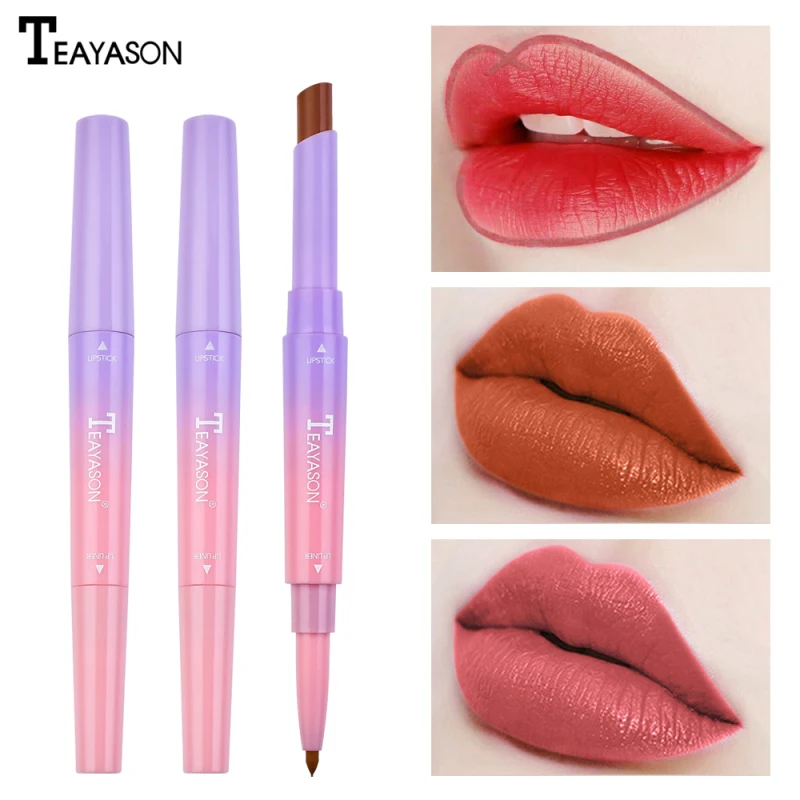 2 IN 1 Velvet Matte Lipsticks Pencil Waterproof Lip Liner Contour Sexy Red Lip Tint Lasting Moisturizer Lipliner Cosmetics TSLM1
2 IN 1 Velvet Matte Lipsticks Pencil Waterproof Lip Liner Contour Sexy Red Lip Tint Lasting Moisturizer Lipliner Cosmetics TSLM1
