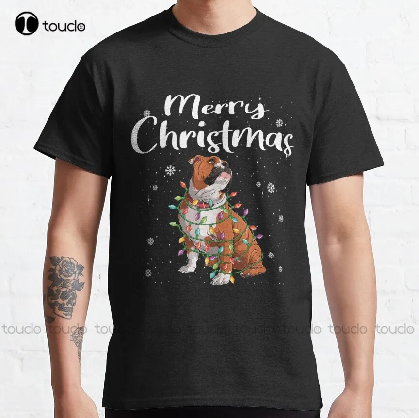 Merry Christmas Light English Bulldog Dog Lover Classic T-Shirt Black Button Up Shirt Women Custom Aldult Teen Unisex Xs-5Xl
Merry Christmas Light English Bulldog Dog Lover Classic T-Shirt Black Button Up Shirt Women Custom Aldult Teen Unisex Xs-5Xl