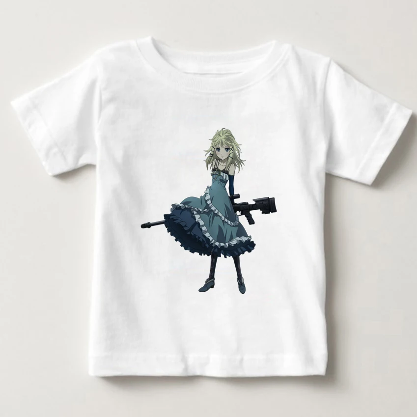 Children's Printing Anime Black Bullet Tina Supurauto T-shirt Polyester T Shirt Summer Active Otaku Boys And Girls Clothing
Children's Printing Anime Black Bullet Tina Supurauto T-shirt Polyester T Shirt Summer Active Otaku Boys And Girls Clothing