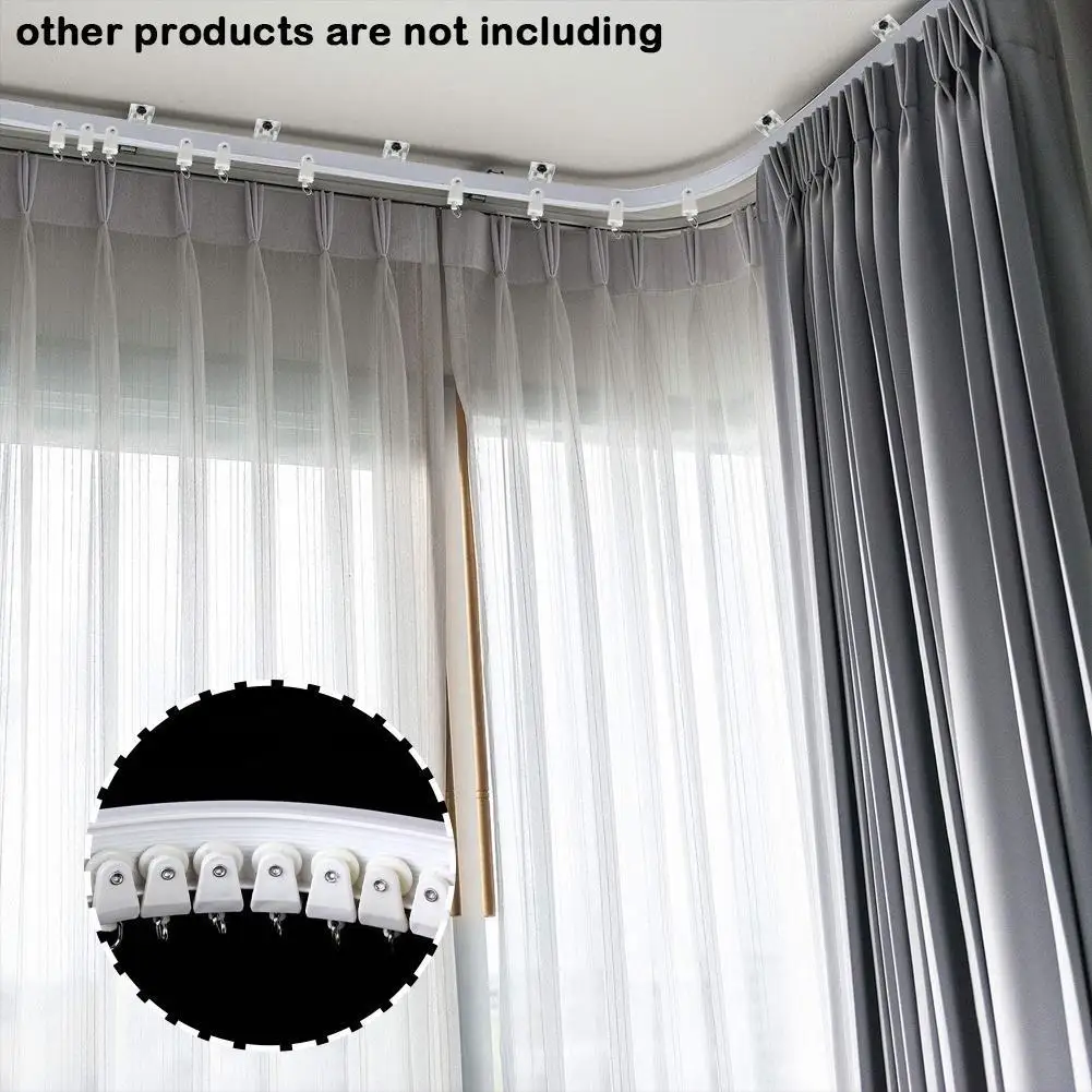 Bendable Flexible Curtain Track Rod Rail Ceiling Window Caravan Straight Bay For Window Curtain, Flexible And Curved
Bendable Flexible Curtain Track Rod Rail Ceiling Window Caravan Straight Bay For Window Curtain, Flexible And Curved