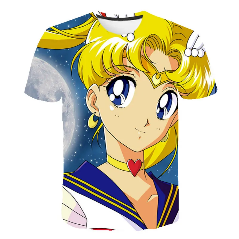 Summer New 3D Sailor Moon Kids Fashion T-shirt Harajuku Funny Ulzzang Short Sleeve Tshirts Cute Unicorn T-shirt Cartoon 4T-14T
Summer New 3D Sailor Moon Kids Fashion T-shirt Harajuku Funny Ulzzang Short Sleeve Tshirts Cute Unicorn T-shirt Cartoon 4T-14T