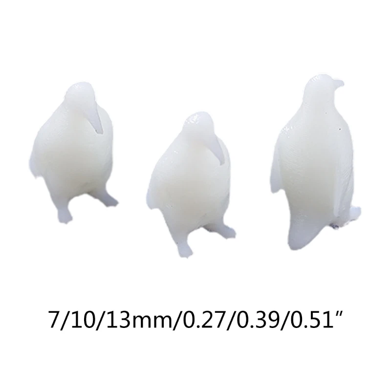 3 Pcs/Set Soft Plastic Penguin Models Epoxy Landscape Filling Material 3D Mini Animals Modeling Resin Jewelry Filler
3 Pcs/Set Soft Plastic Penguin Models Epoxy Landscape Filling Material 3D Mini Animals Modeling Resin Jewelry Filler