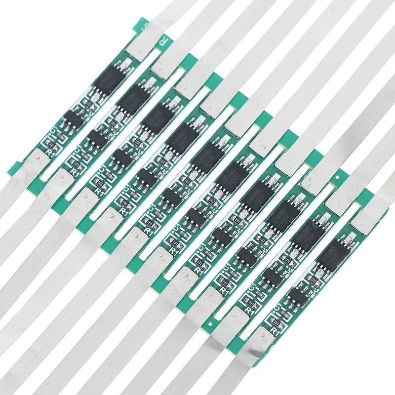 3.7V lithium battery protection board Polymer single section Protective plate with nickel sheet 3A continuous working battery
3.7V lithium battery protection board Polymer single section Protective plate with nickel sheet 3A continuous working battery