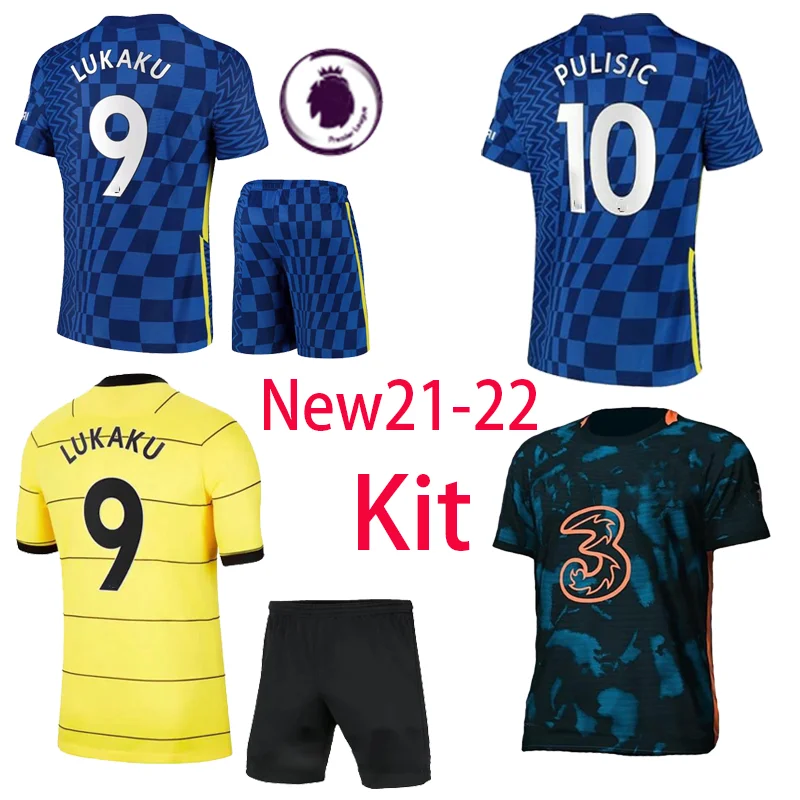 

21-22 New Lukaku Bakayoko Pulisic Mount Kante Kovacic Man Camiseta Home Away Third High quality soccer jersey + patch