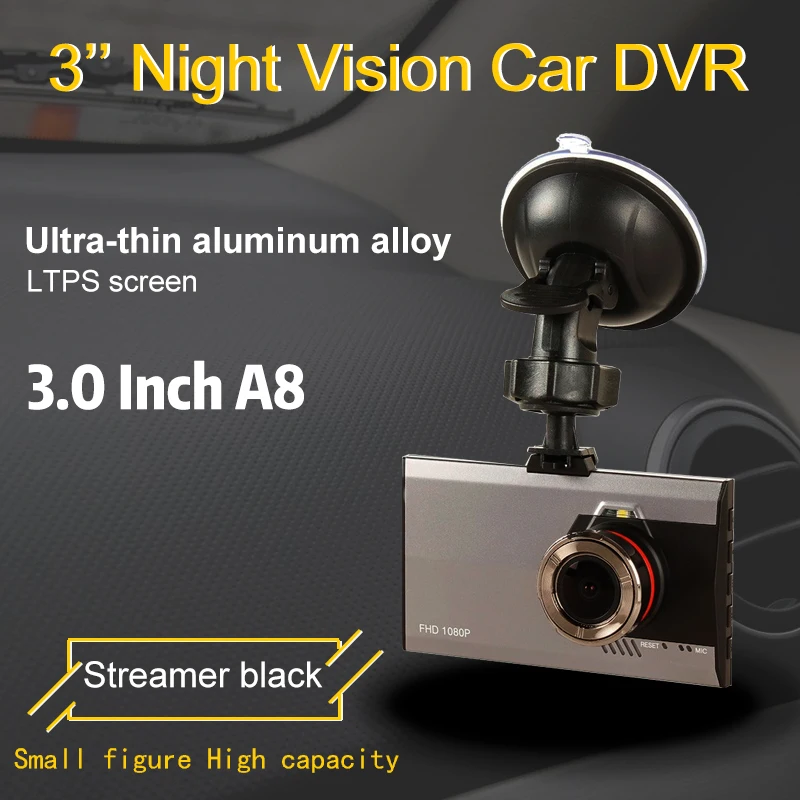 Car Driving Recorder HD Automatic Image Stabilization TF 3 Inch Aluminum Alloy Motion Detection Ultra-thin 105° Viewing Angle
Car Driving Recorder HD Automatic Image Stabilization TF 3 Inch Aluminum Alloy Motion Detection Ultra-thin 105° Viewing Angle