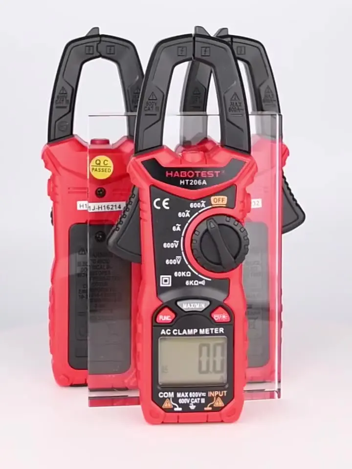 Clamp Meter Auto Range Current AC DC HABOTEST HT206D Multimeter Professional Electrician Tools
Clamp Meter Auto Range Current AC DC HABOTEST HT206D Multimeter Professional Electrician Tools
