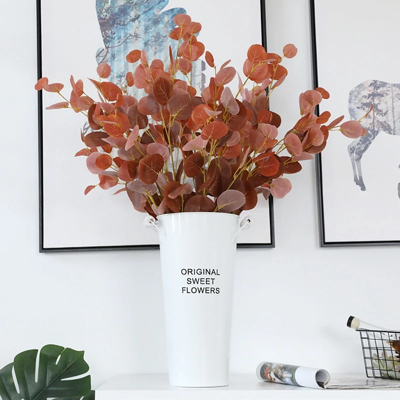 1 Branch Artificial Eucalyptus Plants Simulation Nordic Fake Plant Decoration Wedding Party Garden Decor Bride Shooting Props
1 Branch Artificial Eucalyptus Plants Simulation Nordic Fake Plant Decoration Wedding Party Garden Decor Bride Shooting Props