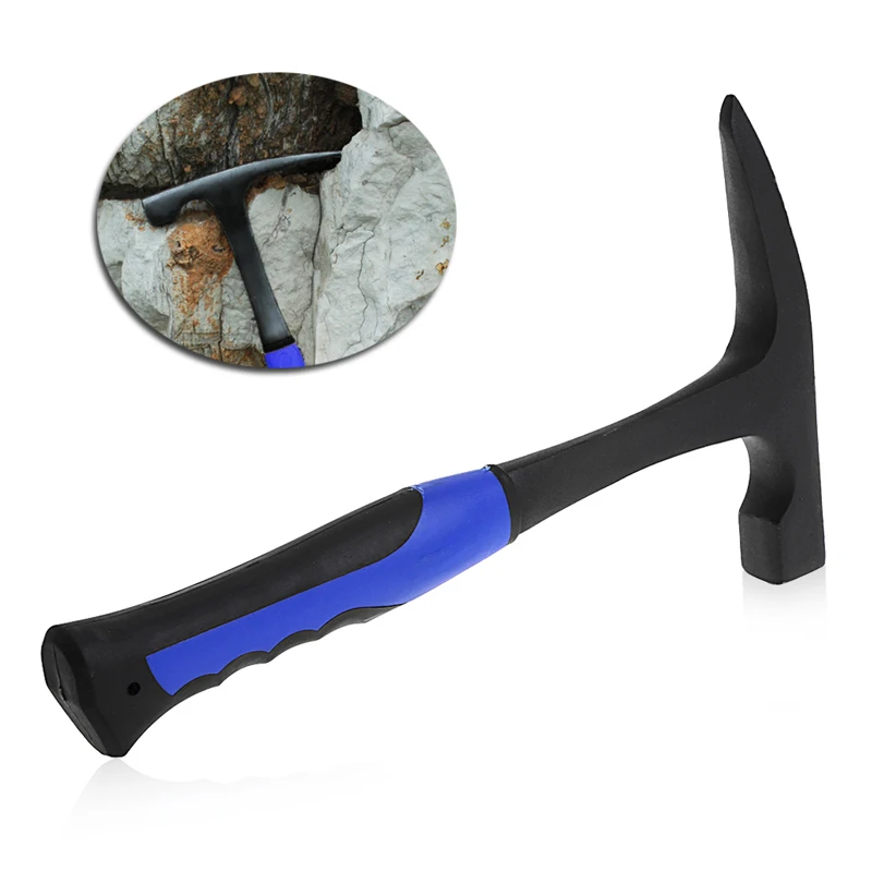Rock Pick With Flat Tip Shock Reduction Grip Geological Stratigraphic Hammer HX6D
Rock Pick With Flat Tip Shock Reduction Grip Geological Stratigraphic Hammer HX6D