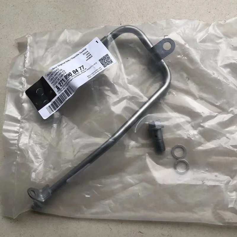 Original turbocharger oil inlet pipe for Mercedes-Benz SLK250 1.8L OEM A2710900477
Original turbocharger oil inlet pipe for Mercedes-Benz SLK250 1.8L OEM A2710900477