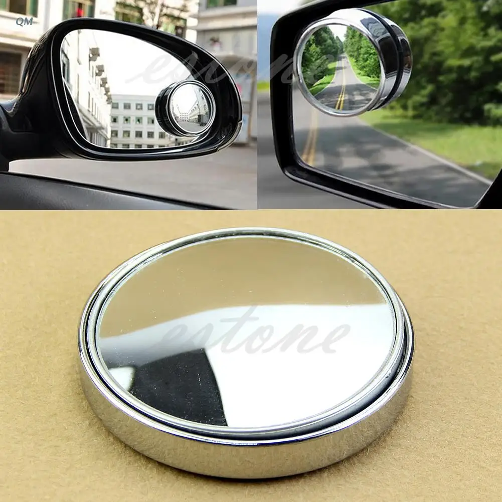 NEW Round Wide Angle Convex Blind Spot Mirror Rear View Messaging Car Vehicle BK 13MF
NEW Round Wide Angle Convex Blind Spot Mirror Rear View Messaging Car Vehicle BK 13MF