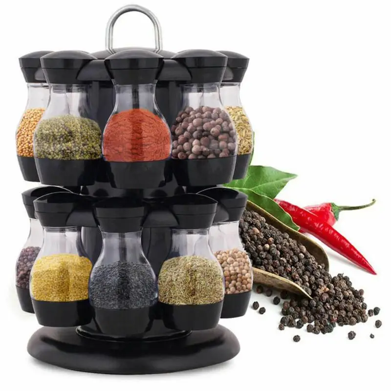 8Pcs Rotating Cruet Condiment Seasoning Jars Spices Bottles Storage Shakers Holder Kitchen Salt Sprays Organizer Pepper
8Pcs Rotating Cruet Condiment Seasoning Jars Spices Bottles Storage Shakers Holder Kitchen Salt Sprays Organizer Pepper