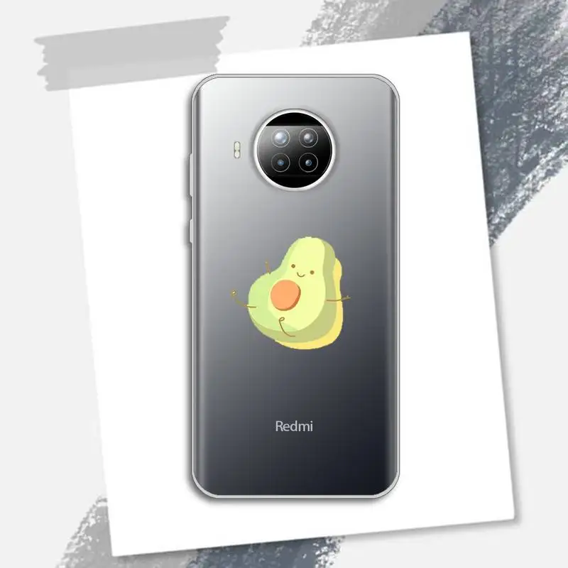 Cute avocado cartoon Phone Case Transparent for Xiaomi Redmi note 10 t 8 9 pro lite 11
Cute avocado cartoon Phone Case Transparent for Xiaomi Redmi note 10 t 8 9 pro lite 11