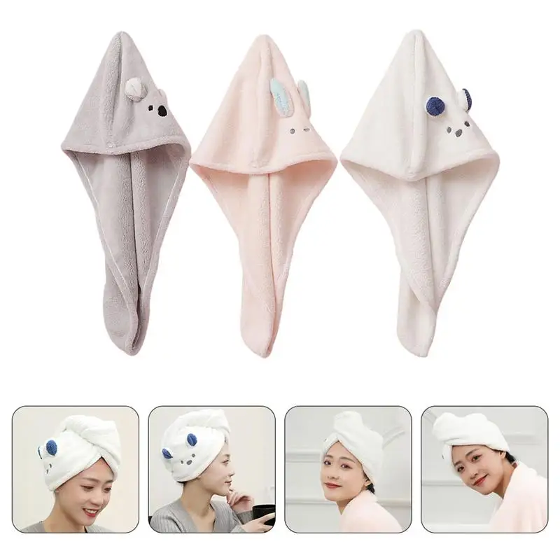 3pcs Household Women Beauty Salon Anti Frizz Hair Drying Towels Hair Towel Wraps
3pcs Household Women Beauty Salon Anti Frizz Hair Drying Towels Hair Towel Wraps