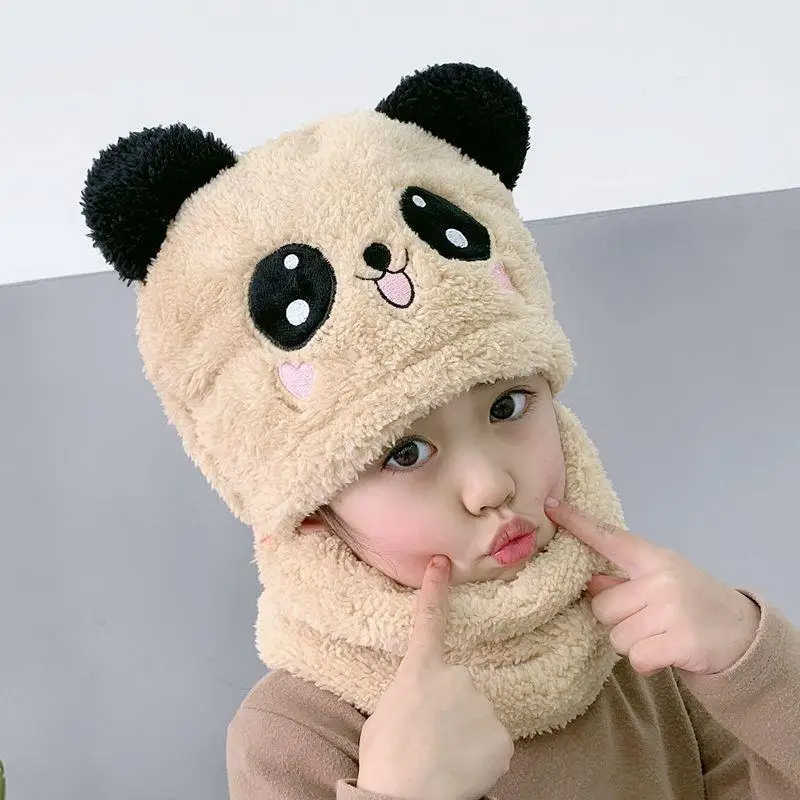 Double-layer Plush Children's Hat 2021 Winter Padded Bib One-piece Cap Super Cute Cartoon Panda Headgear Warm Ear Protection Cap
Double-layer Plush Children's Hat 2021 Winter Padded Bib One-piece Cap Super Cute Cartoon Panda Headgear Warm Ear Protection Cap