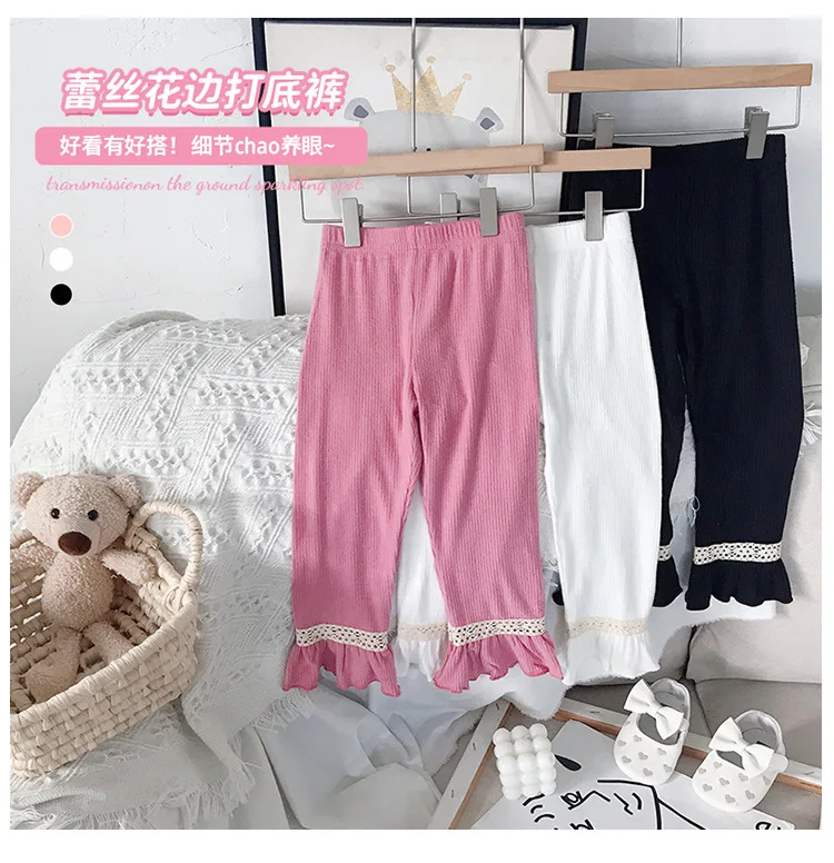Autumn Winter Baby Girl’s Casual Cute Solid Color Flared Trousers Toddlers Children’s Lace Trim Elastic Long Pants
Autumn Winter Baby Girl’s Casual Cute Solid Color Flared Trousers Toddlers Children’s Lace Trim Elastic Long Pants