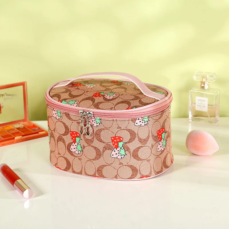 Printed Ladies Make-up Bag New Creative Cosmetic Storage Bag Simple Fashion Portable Large-capacity Cosmetic Cases Wash Bags
Printed Ladies Make-up Bag New Creative Cosmetic Storage Bag Simple Fashion Portable Large-capacity Cosmetic Cases Wash Bags
